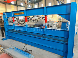 China Xinbo Hydraulische Biegemaschine für 0,3-0,8 mm Dicke Faltbare 6m Blechplatten - Product Image 5