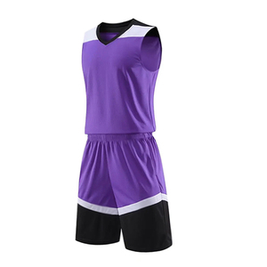 Uniforme de basket-ball Équipe de club Uniforme de basket-ball respirant Vêtements d'été Bsci Polyester Sportswear Ensemble sans manches - Product Image 2