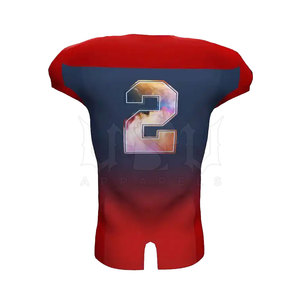 Uniforme de football américain de haute qualité avec logo personnalisé, fabrication professionnelle, manches courtes, 100% polyester, vêtements de sport - Product Image 5