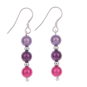 Boucles d'oreilles en perles de résine populaires design en gros avec ensemble de boucles d'oreilles bijoux pour femmes articles d'artisanat de luxe - Product Image 1