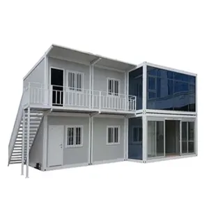 Factory direct sale China flat pack storage container prefabricated modular house 40ft home free shipping with Long Service Life