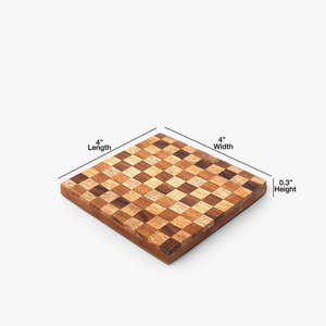 Posavasos redondos de madera de acacia Protección de mesa, encimera y superficies contra marcas de agua o daños | Decoración de hogar y oficina - Product Image 4