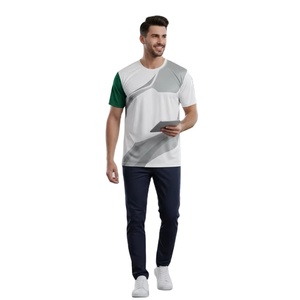 Custom Logo Men Activewear Sports T <b>Shirt</b> Breathable <b>Polyester</b> Short Sleeve Sports T <b>Shirt</b> - Product Image 1