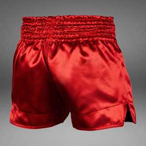 Pantalones cortos de lucha Muay Thai de tela satinada transpirable - Product Image 4