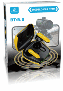 Cuffie Wireless In-Ear Bumblebee M5 per Gamer con Bluetooth e Controlli Touch Specializzati - Product Image 4