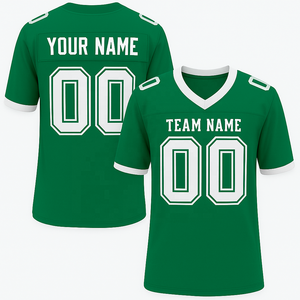 Meilleure vente col en V 100% Polyester maille Spandex maillots de football américain respirant femmes mode sport maillot Dry-Fit - Product Image 2