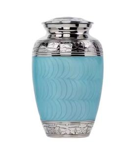 Urnas de metal para cenizas humanas de adultos, urnas funerarias grabadas con color personalizado, precio comercial, urnas decorativas de alta exigencia - Product Image 5