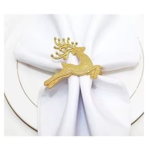 Servilletero de latón Servilletero de metal de nuevo estilo para decoración de bodas Último servilletero a precio mayorista - Product Image 4