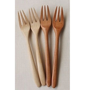 Tenedores de madera hechos a mano, perfectos para la cocina del hogar, madera natural ecológica, superventas de tendencia para chef casero moderno - Product Image 1