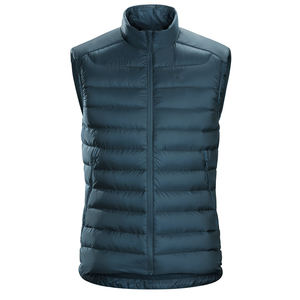 เสื้อแขนกุดมีซิปสำหรับผู้ชาย, เสื้อกั๊กขนเป็ดสำหรับฤดูใบไม้ร่วงระบายอากาศน้ำหนักเบาสามารถใส่กลับด้านได้กันน้ำ - Product Image 5