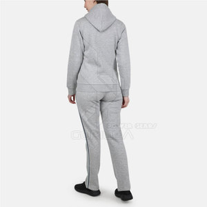 Ensemble de survêtement décontracté pour femme en coton respirant et écologique, style décontracté, 2 pièces, motif uni doux pour tous les jours - Product Image 2