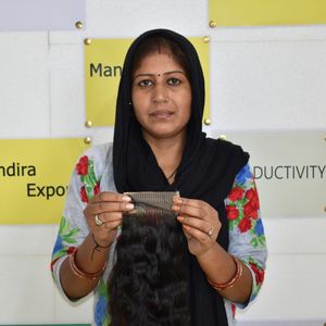 100% Remy doble hueso dibujado 5*5 cierre ondulado vietnamita virgen Indio Extensión de cabello humano proveedor crudo 1 pieza MOQ - Product Image 4