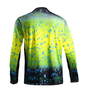 Chemises de pêche personnalisées de haute qualité à séchage rapide pour hommes, manches longues, résistantes aux UV, respirantes, impression par sublimation de haute qualité - Product Image 6