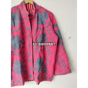 Suzani TNT, Chaqueta corta bordada, prendas de vestir exteriores hechas a mano, tela suave, ropa de mujer, bohemio, nuevo estilo, bombardero, abrigo de algodón para primavera - Product Image 6