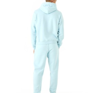 Conjunto Deportivo de Dos Piezas para Hombre, de Invierno, de Buena Calidad, Sudadera con Capucha de Color Sólido, Pantalones Deportivos con Cordón, 100% - Product Image 2