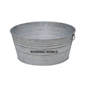 Juego de macetas de metal de tres tamaños diferentes Diseño elegante y elegante Hecho a mano Hogar y oficina Maceta de metal decorativa - Product Image 4