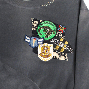 เสื้อฮู้ดผ้าฟลีซหนานุ่มแบบมีซิป ปักลายแพทช์ตามสั่ง รายละเอียดการปักแพทช์ คอลเลคชั่นสตรีทแวร์ฤดูใบไม้ร่วง ทรงโอเวอร์ไซส์ - Product Image 5