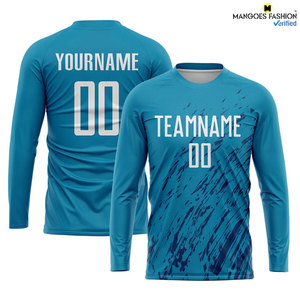 Uniforme de Fútbol de Sublimación Personalizado Pantera Azul, Blanco y Negro, Camiseta y Uniforme de Fútbol Totalmente Personalizables - Product Image 4