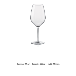 Verre à vin Bormioli Rocco Tre Sensi grand format 55 cl, fournitures de bar pour restaurants, hôtels, vente en gros - Product Image 3