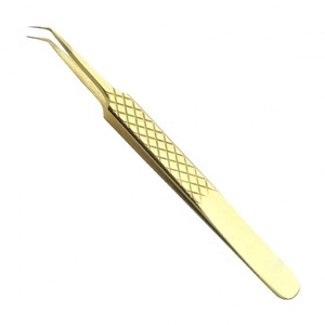 Instrument de beauté en acier inoxydable de meilleure qualité pince à cils professionnel pointe de volume grande quantité - Product Image 6