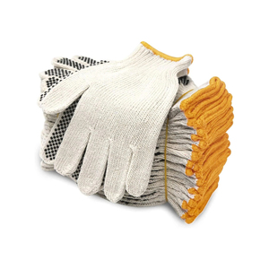 Guantes de mano tejidos de algodón 100% poliéster y blancos, venta al por mayor, guantes de trabajo de seguridad, 30-90 g/pares para uso diario y esquí - Product Image 1