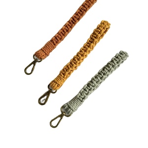 Macrame <b>Wristlet</b> Keychain Wedding Gift Boho Keychain Handmade Macrame Keychain - Product Image 1