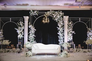 Arches métalliques grandioses pour mariage en plein air Arches en métal inspirantes pour réception de mariage en gros - Product Image 3