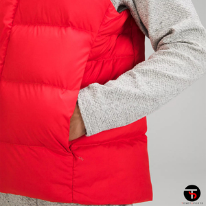 Chaqueta de invierno informal con cremallera para hombre, chaleco transpirable a prueba de viento con logotipo personalizado, chaleco grueso sin mangas para exteriores, chalecos en blanco - Product Image 5