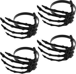 แหวนผ้าเช็ดปากต้นปาล์มผีฮาโลวีนตกแต่งโต๊ะโลหะสำหรับงานปาร์ตี้ฮาโลวีนและฟังก์ชั่นอื่นๆ - Product Image 1