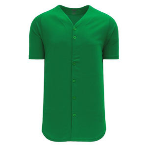 Maillots de baseball personnalisés pour hommes chemises dernière conception bouton complet à manches courtes respirant polyester maille vêtements de sport broderie - Product Image 3