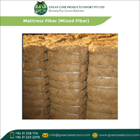 Fibre de coco 100% naturelle et écologique fabriquée en fibre de matelas (fibre mélangée) du principal vendeur d'origine du Sri Lanka au prix le plus bas
