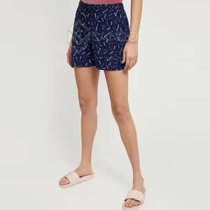 กางเกงขาสั้นลำลองเอวสูงสำหรับผู้หญิง ระบายอากาศได้ดี ผ้าฝ้าย 100% แห้งเร็ว สไตล์ล่าสุด สีพื้น รับผลิตตามแบบสำหรับผู้หญิง ขายส่ง - Product Image 3