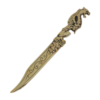 Ouvre-lettre Antique en métal fantaisie en alliage de Zinc sur mesure, cadeau d'affaires