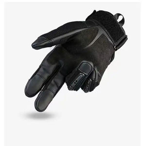 Gants de tir tactiques en cuir véritable avec protection carbone pour le cyclisme et la chasse, compatibles écrans tactiles, vente en gros - Product Image 5