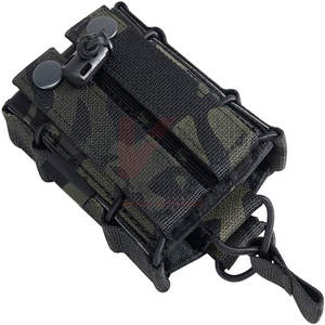 Universal Double Mag Holder Tactical Paintball Sports Double Mag Pouch Adjustable Open Top Ammo <b>Holster</b> MOLLE Eco-Friendly - Product Image 5