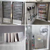 Four de séchage de fruits industriel à petite capacité certifié CE à 24 couches avec moteur et moteur pour la transformation des aliments