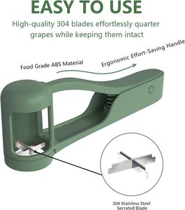 <span class=keywords><strong>2025</strong></span> ý tưởng mới về nhà và công cụ nhà bếp salad Slicer trái cây Việt Quất cà chua nho Slicer Cutter - Product Image 2