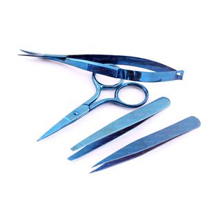 Herramientas de maquillaje de acero inoxidable con logotipo personalizado de alta calidad profesional, pinzas para cejas, tijeras puntiagudas para manicura de pestañas - Product Image 2