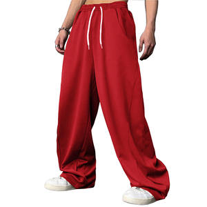 Pantalons pour hommes avec impression personnalisée du logo, pantalons d'extérieur pour hommes, pantalons de survêtement épais en molleton 100% coton, pantalons amples pour hommes - Product Image 3