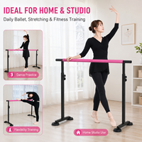 Barre de danse portable BNcompany pour studio à domicile, réglable, avec cadre métallique, écologique, capacité de 5 à 10 kg