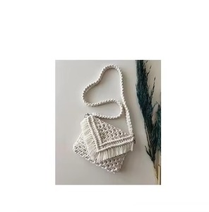 กระเป๋าผ้าใบปอกระเจาสำหรับผู้หญิงกระเป๋าผ้าใบงานแฮนด์เมดใช้ได้ทุกวันงานออกแบบขนาดรูปร่างที่กำหนดเองได้ - Product Image 4