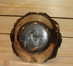 Bol en laiton antique floral fait main, design classique, bol décoratif pour la décoration de la maison - Product Image 3