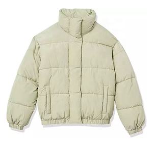 Blouson d'hiver pour homme en duvet fin classique personnalisé, 100% nylon, matelassé, avec col montant et logo frontal, nouveau design pour l'hiver 2026 - Product Image 6