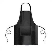 Cape de coiffure en polyester noir, robuste et durable, de luxe ASAP, pour femmes et hommes, avec logo personnalisé
