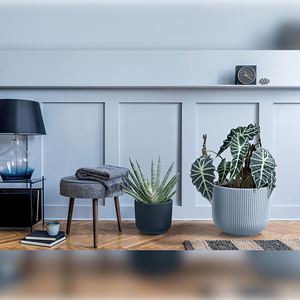 Vaso color terracotta con serbatoio, collezione MILLY, 46,9 x 46,9 x 38,5 cm, capacità di 54 L. - Product Image 3