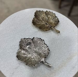 Vente en gros de 100% écrous métalliques en aluminium de qualité alimentaire plateau de service rectangulaire en finition argentée pour plateaux décoratifs Diwali - Product Image 6