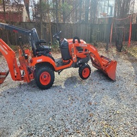 Pour Kubota BX23S Mini 4WD 4x4 tracteur agricole avec type de roue 20hp et pompe automatique pour l'agriculture machines d'occasion bon marché