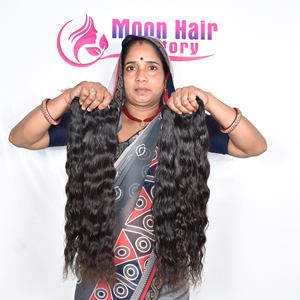 Order Online <b>Now</b> Good Product Lunched Wavy hair bundles cuticle-aligned double-drawn Indian extensions natural virgin supplier - Product Image 1
