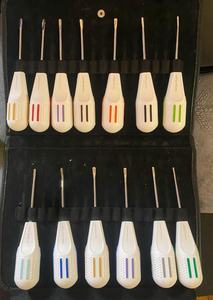 Juego de elevador de luxación de calidad superior para implantología, extracción de raíz atraumática, osteótomo de extensión, periotomo apical, juego de 6 uds. - Product Image 4