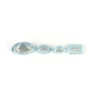 Aigue-marine naturelle, formes variées, taille facetée, pierres précieuses de tailles mixtes pour la fabrication de bijoux, pierres précieuses en vrac, fabricant en gros Gopika - Product Image 2